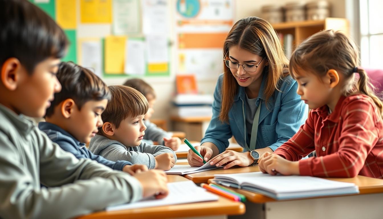 Student developing practical and academic skills